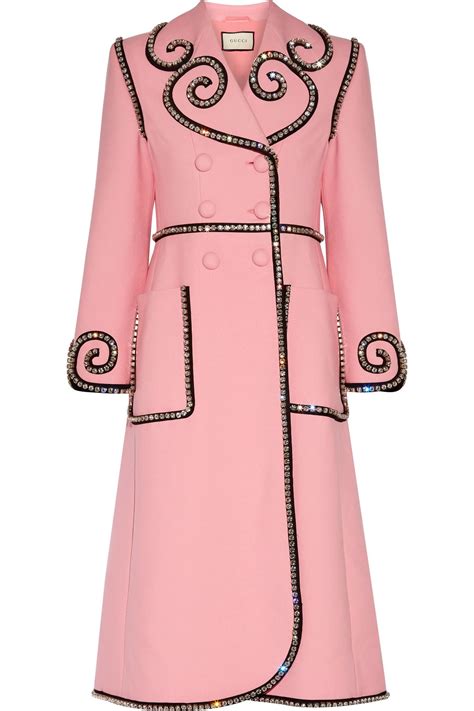 slim jimmy pink gucci coat|net a porter Gucci coats.